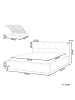 Beliani Doppelbett BASTON in Weiß - (W) 192 x (H) 94 x (L) 227 cm