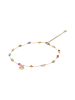 IZIA Women Chain Bracelet in Gold Multicolor