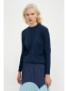 Finn Flare Pullover Basic in dark blue melange