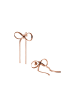 PURELEI Ohrringe Bow in Rosegold