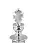 FineBuy Figur in Silber / Aluminium / 22x22x70