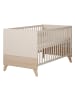 roba roba Babybett Sidney 70 x 140 cm - Umbaubar zum Juniorbett - Beige