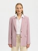 SELECTED FEMME SLWRITA LS Classic Blazer Mel Noos in Bleached Mauve