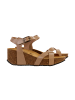Plakton So Final Leder Keilsandalen Grün