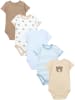 TupTam Jungen Baby Body Kurzarm 5er Pack in beige Modell 1