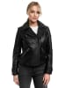 Tazzio Lederjacke "F512" - in Schwarz