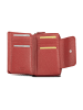Jost Vika Geldbörse RFID Schutz Leder 14 cm in red