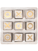 Beliani Dekofigur ASJUT in Beige - (W) 16 x (H) 3 x (L) 16 cm
