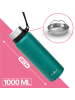 Cosumy Thermosflasche mit Filter 1l - Doppelwandiger Edelstahl -