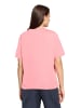 CARTOON Rundhals-Shirt mit Stickerei in Patch Pink/Orange