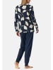 Schiesser Schlafanzug Comfort Nightwear in Deep sea blue