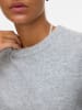 Vero Moda Strickpullover in Light Grey Melange