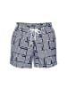 JOOP! Badeshorts Mediterran in Natural (White AOP)