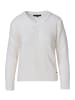 KOROSHI Women's jersey lace pointelle knit in weiß