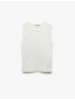 KOTON BLUSE SS in Grauweiß