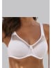 PETITE FLEUR Minimizer-BH in weiß+schwarz
