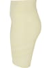 Urban Classics Urban Classics Damen Ladies High Waist Tech Mesh Cycle Shorts in softyellow