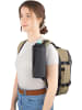 normani Erweiterbarer Handgepäck-Rucksack mit Flaschentasche in Beige