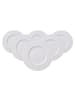 Villeroy & Boch 6er Set Brotteller White Pearl in Weiß ø 18 cm in weiß
