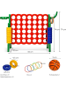 COSTWAY Vier-Gewinnt Spiel in Grün