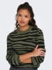 JACQUELINE de YONG Strickpullover Weich Warm Rundhals Langarm in Grün