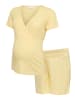 mama licious Schlafanzug Set in Pale Banana