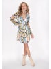 IZIA Women Dress in blue multicolor
