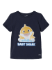 name it Jungen Shirt blau "Hai" Print