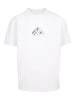 F4NT4STIC T-Shirt Mountain Berge Urlaub Winter Schnee Ski in weiß