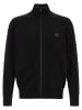 Hugo Boss Schwarz Baumwolle Strickjacke