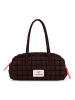 Les Visionnaires Unio Zicke Schultertasche 35 cm chocolate