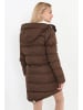 Brave Soul Winterjacke Steph Chocolate Herringbone_L