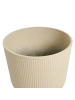 Beliani 2-tlg Outdoor Blumentopf DRABA in Beige