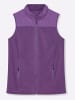 sheego Fleece-Weste in lila