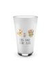 Mr. & Mrs. Panda Glas Waldtiere Aloha mit Spruch in Transparent