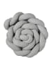 nordic coast company  Bettschlange geflochten XL Grau (L) 300cm