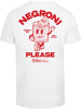 Mister Tee T-Shirt "Negroni Please Tee" in Weiß