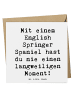 Mr. & Mrs. Panda Deluxe Karte Spruch English Springer Spaniel Sp... in Weiß
