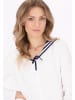 DreiMaster Maritim Women Cardigan in offwhite navy