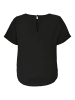 ONLY Carmakoma Design Bluse Plus Size Curvy Shirt Übergröße in Schwarz