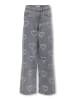 KIDS ONLY Jeans mit weitem Bein in Light Grey Denim