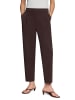 Zero  Businesshose mit Bundfalten in Chocolate Plum