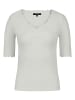 Zero  Halbarm-Shirt mit Raffung in Brilliant White
