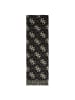 Guess Scarf - Schal 70x190 cm (black logo) in black logo