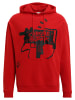 DEF Kapuzenpullover in red