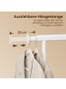 SONGMICS Kleiderständer Pataye in klassikweiß - (B)45 x (H)161.5 x (T)132 cm