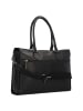 Greenburry Pure Black Schultertasche Leder 40 cm Laptopfach in black