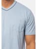Ammann Schlafanzug Cotton Pure in Ashley Blue