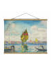 WALLART Stoffbild - Henri Edmond Cross - Segelboote auf dem Giudecca in Blau