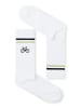 GreenBomb Tennis Socks Bike Loop 2 in Weiß